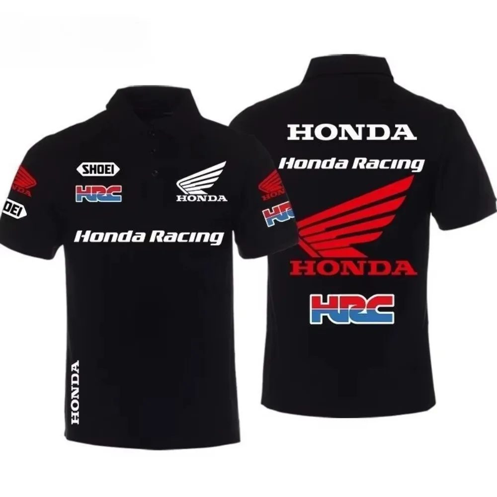 Honda Herren- und Damen-POLO-Shirts Sommer GIGA Civic T-Shirt Racing Motorrad Kurzarm Frühling und Herbst Persönlichkeit Top