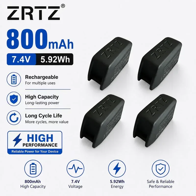 1~5 Stück ZRTZ 800mAh Akku für SRAM Force XX1 X01 GX Eagle AXS Rival Rot Schwarz AXS Etap RockShox Reverb Vorder- und Hinter-Umschalter
