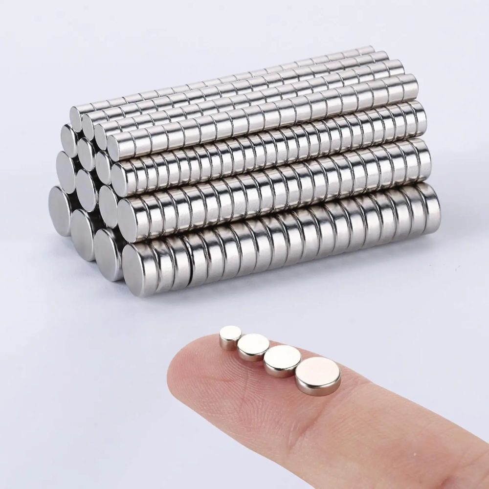 Winzige Magnete, 4 verschiedene Größen, kleine Magnete, Mini-Kühlschrankmagnete, DIY-Magnet, vielseitig einsetzbar für Büro, Bastel- und Wissenschaftsmagnete
