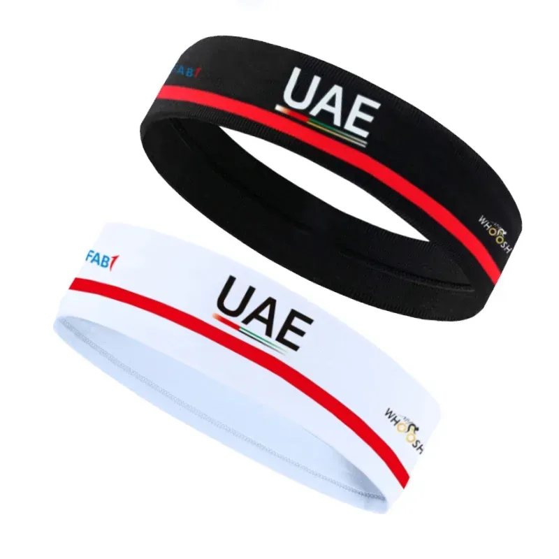 Neues, schnell trocknendes, atmungsaktives Antitranspirant-Band 2025, UAE Team-Radsport-Stirnband für Herren und Damen, Outdoor-Runing, sportliche Kopfbedeckung