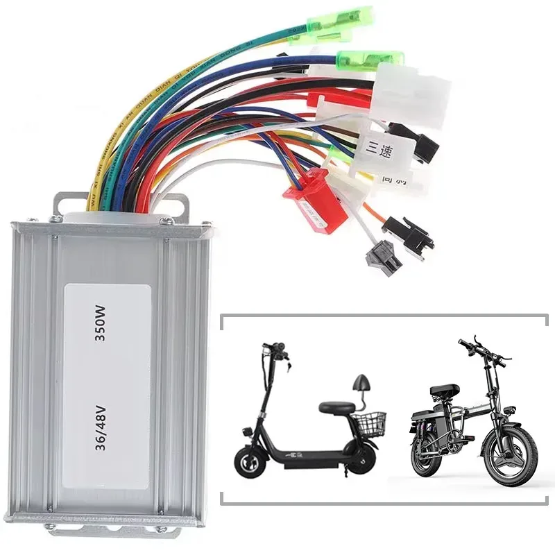 Elektrische Fahrrad Zubehör 36V/48V Elektrische Fahrrad 350W Bürstenlosen DC Motor Controller Für Elektrische Fahrrad E-bike Roller