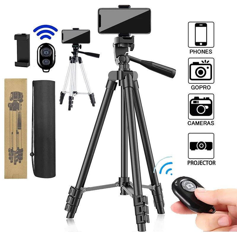 Stativ Für Telefon 102 cm Video Aufnahme Telefon Stativ mit Bluetooth Fernbedienung Universal Kamera Telefon Fotografie Halter Stehen
