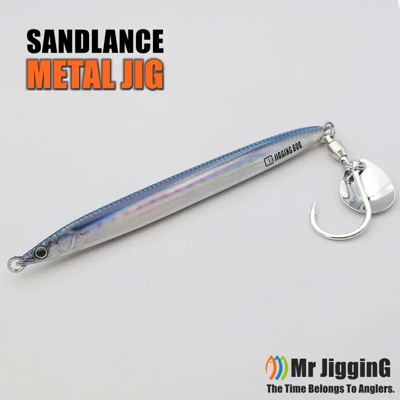 Mr JigginG Biomimetic Sandlance Metal Jig 30g 40g 60g 80g 100g 120g Spanischer Makrelenköder Katsuo Fast Hairtail Angelköder