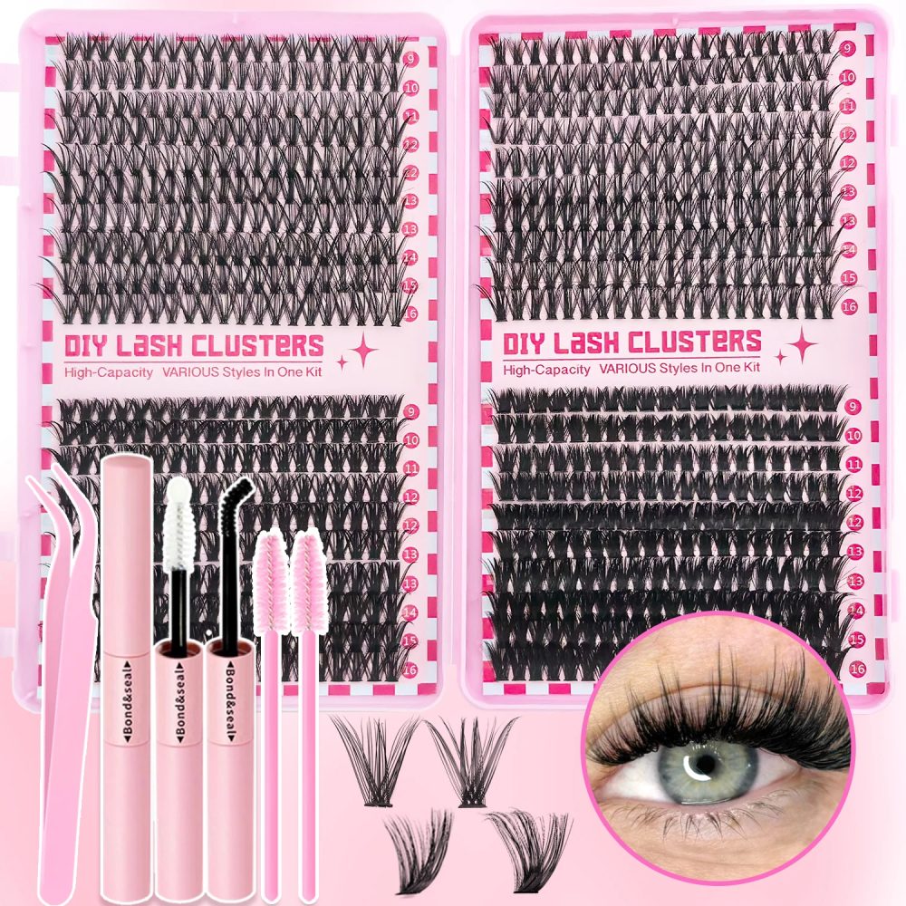 320/600/790 Cluster-Wimpern-Set ? Daily & Party Essential mit Mix-and-Match-Längen! Perfekt für müheloses Glam Anytime