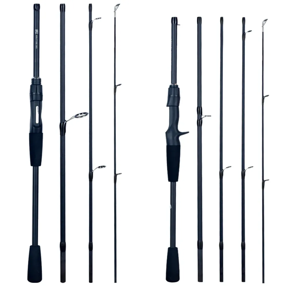 FLENHAI Spinning Baitcasting Reise Carbon Mini Angelruten 1,8 ~ 2,4 m Casting Gewicht 5-30g M Schnelle Köder waren Für PHISHGER Pole
