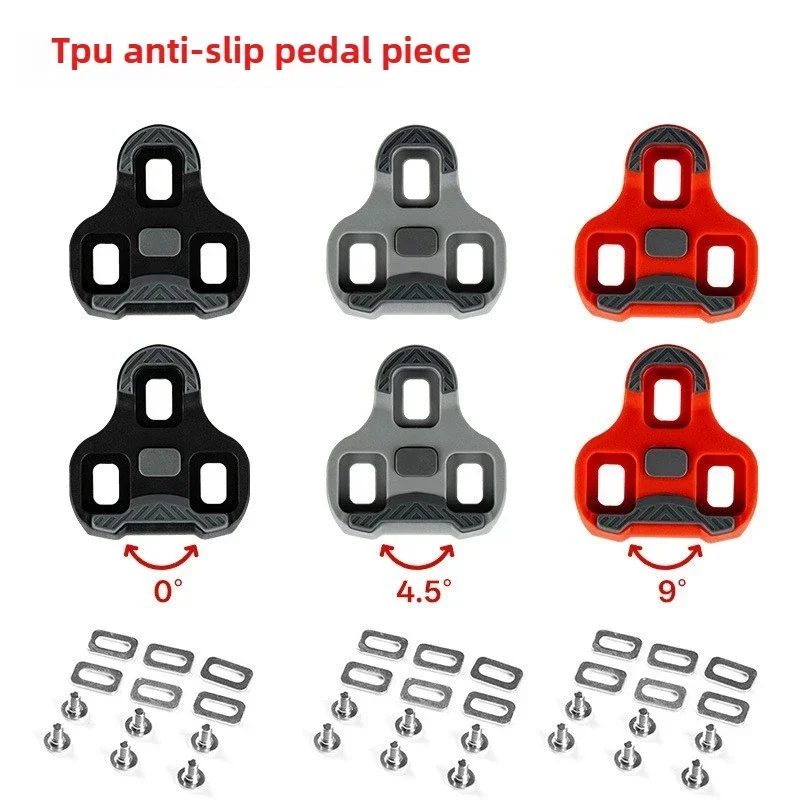 Für KEO Bike CC für LOOK KEO Rennrad-Pedale, Selbstverriegelnde 0/4,5/9 Grad Fahrradschuh-Klammern, Pedalclips
