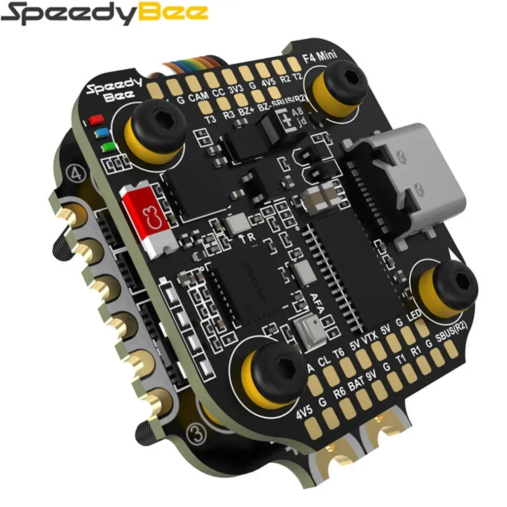 SpeedyBee F405 Mini Flight Controller mit BLS 35A Mini V2 20x20 4-in-1 ESC für RC FPV Racing Drone