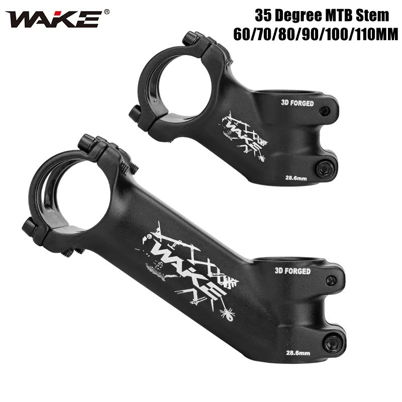 Wake Ultraleicht Fahrrad Vorbau 25 35 Grad 31,8mm MTB Leistung 60/70/80/110/mm Mountain Road Fahrrad Lenker Vorbau Fahrrad teil