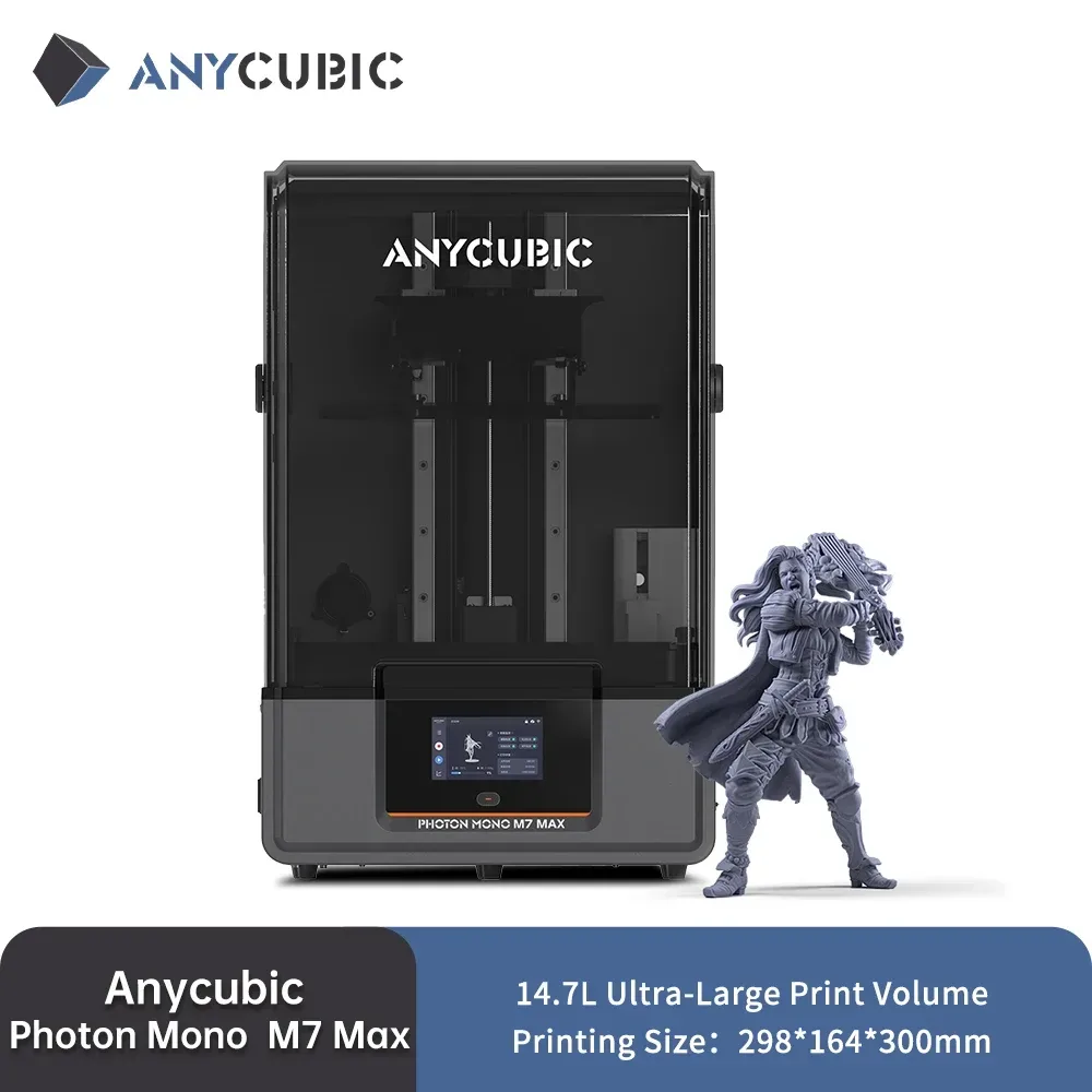 ANYCUBIC Photon Mono M7 Max AE Version 7k Mono LCD 3D-Drucker 14,7 l ultra großes Druck volumen LCD-Harz 3D-Drucker Cob Lichtquelle