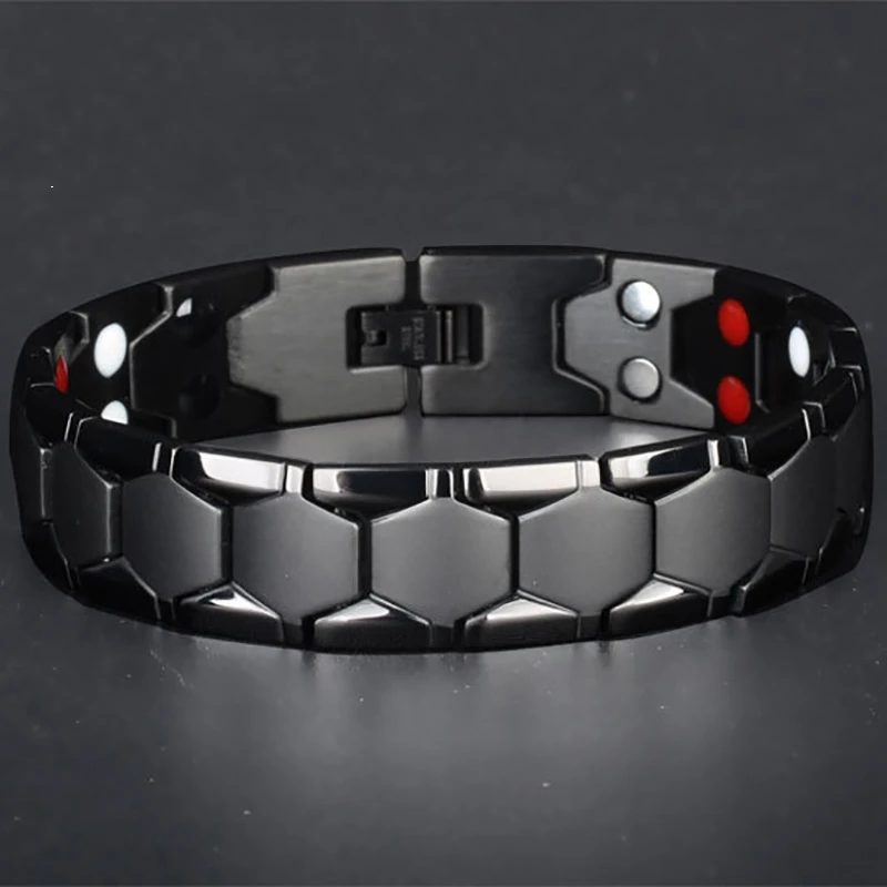 Herren schmuck Anti-Müdigkeit Heilung Hämatit Perlen Stretch Magnet armband Therapie Perle Handgelenk Armband Schmuck Geschenk