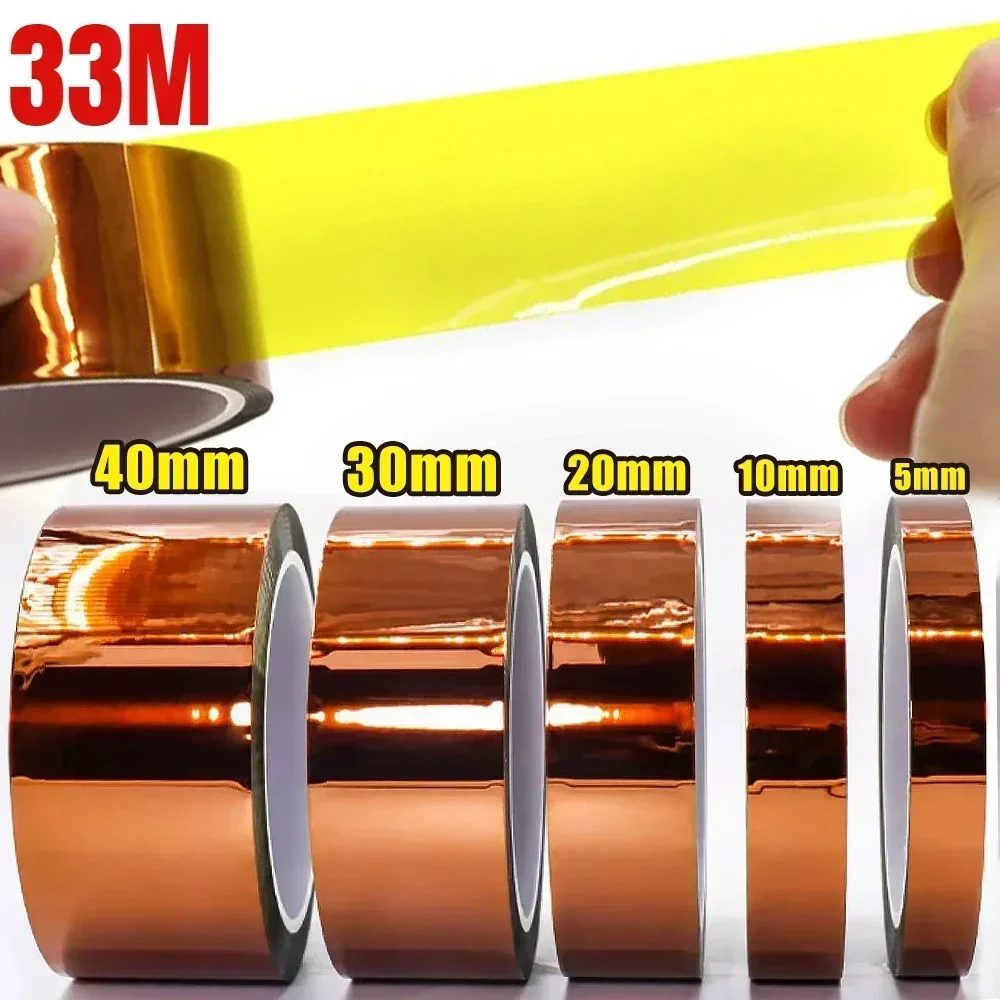 5?40 mm Kapton-Klebeband, Polyimid-Klebeband, isolierendes Klebebanduus????? ? kj? Wärmeband zum Schutz von Platinen