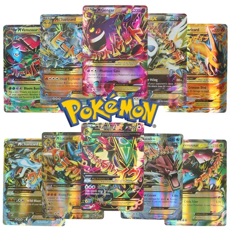 60/100 Stück Pokemon-Karten Englische Version MEGA GX Vmax TAG EX Proxy Sammelkarten Spielzeug Kindergeschenk