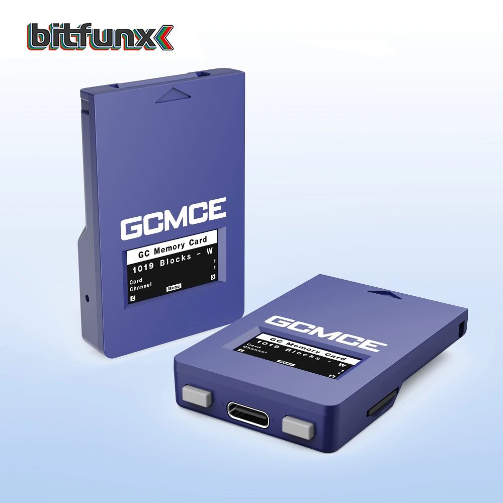 Bitfunx GCMCE FlipperMCE Speicherkartenleser-Adapter für die Spielekonsole NGC GameCube Wii (RVL-001)