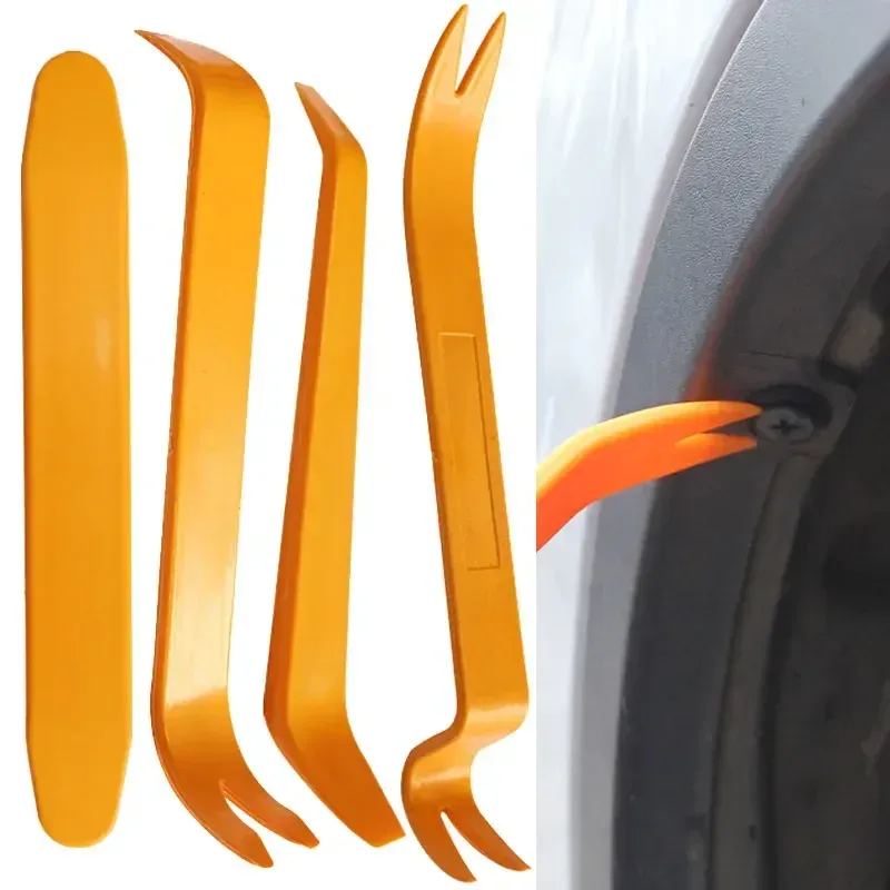 4/1 stücke Auto Tür Clip Auto Demontage Werkzeuge Set DVD Stereo Refit Kits Innen Kunststoff Trim Panel Dashboard Removal tool