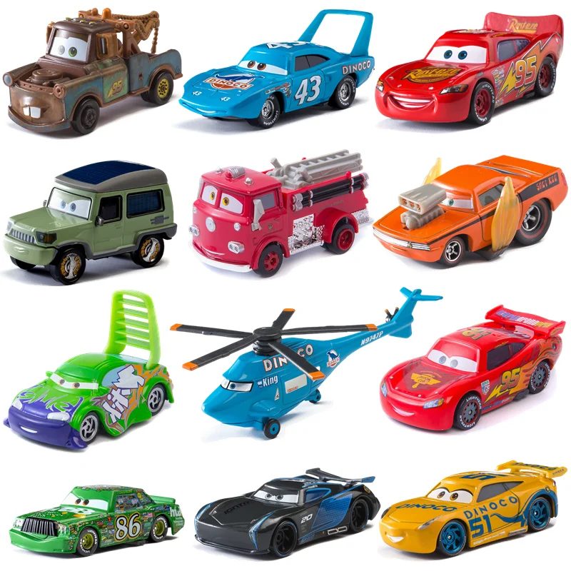 Cars McQueen Pixar Cars 3 Lightning McQueen Spielzeug Mater Modellkollektion 1:55 Druckguss-Fahrzeuge Legierung Auto Spielzeug für Kinder Geschenke