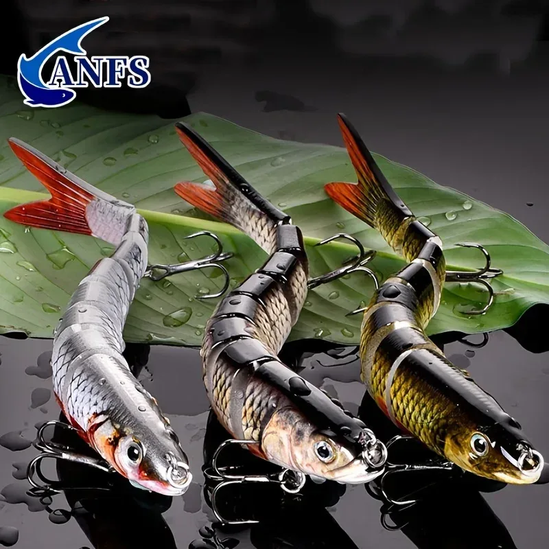 Angeln Lockt Multi Jointed Swimbait Kurbel Köder Langsam Sinkende Bionic Künstliche Köder Süßwasser Salzwasser Forelle Bass Fishing Acce