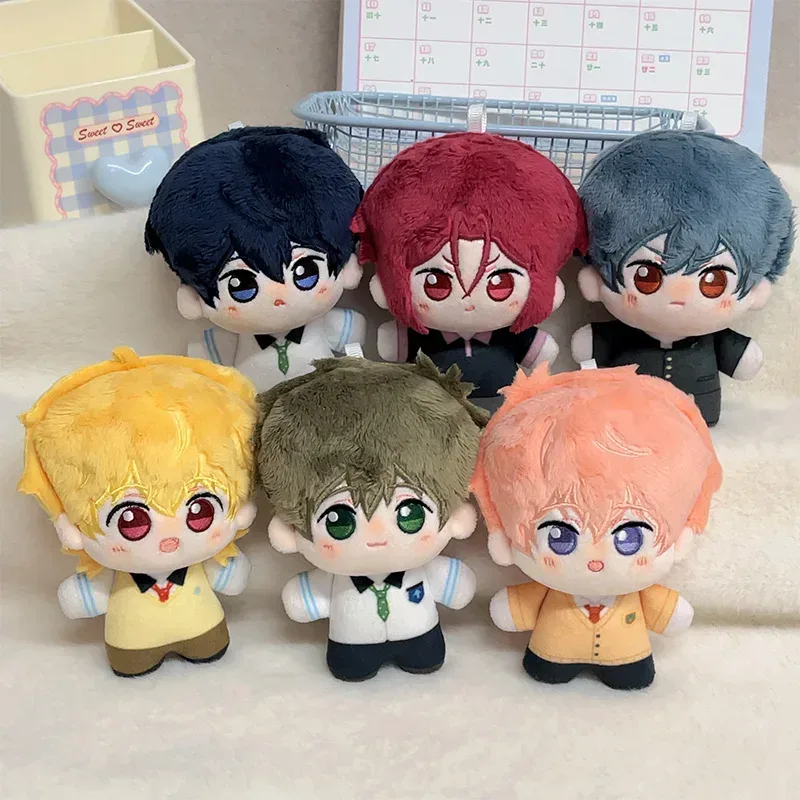 Auf Lager: 10cm Anime-Plüschtier ? Iwatobi Schwimmclub Baumwollpuppe ? Süßes Geburtstagsgeschenk für Fans ? Dekorativer Rucksackanhänger