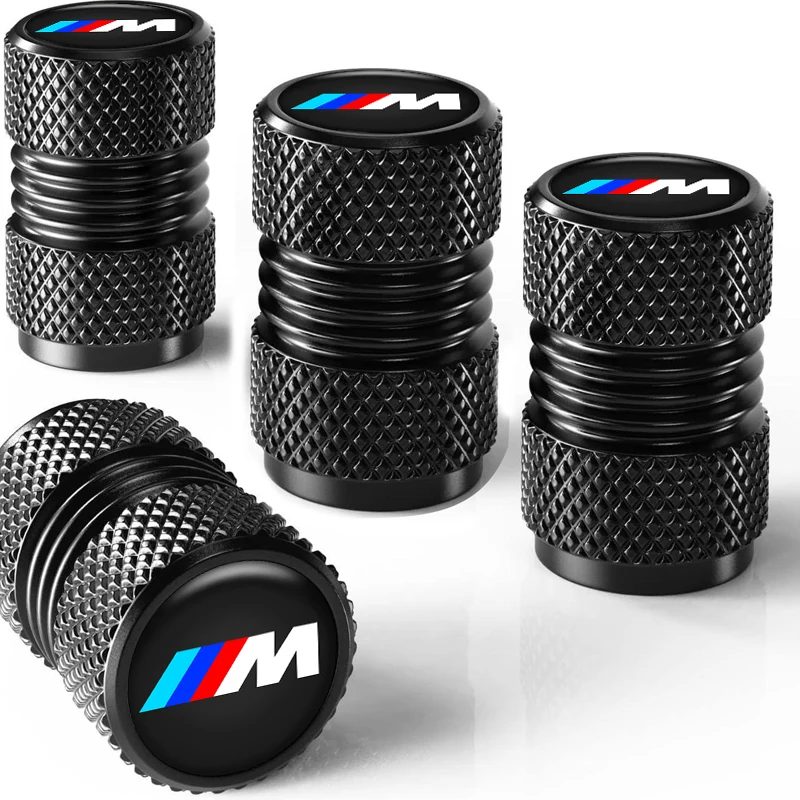4 Stück Auto-Radventilkappen Luftventilabdeckungen Zubehör für BMW M M3 M5 Performance E36 E39 E46 E53 E90 E60 E61 E93 X3 X1