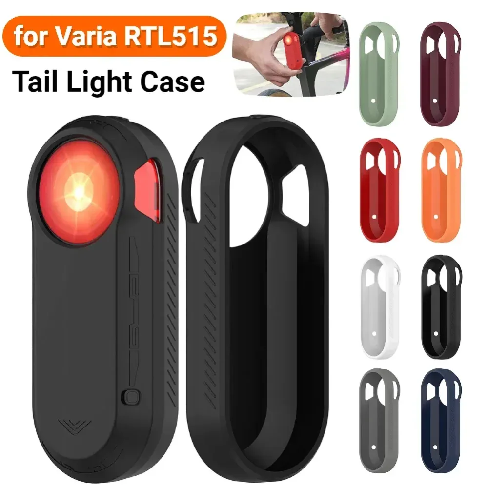 Für Garmin Varia RTL515 Fall Abdeckung Rücklicht Silikon Schutzhülle Schlagfest Anti-Verloren Fall für Garmin Varia RTL515