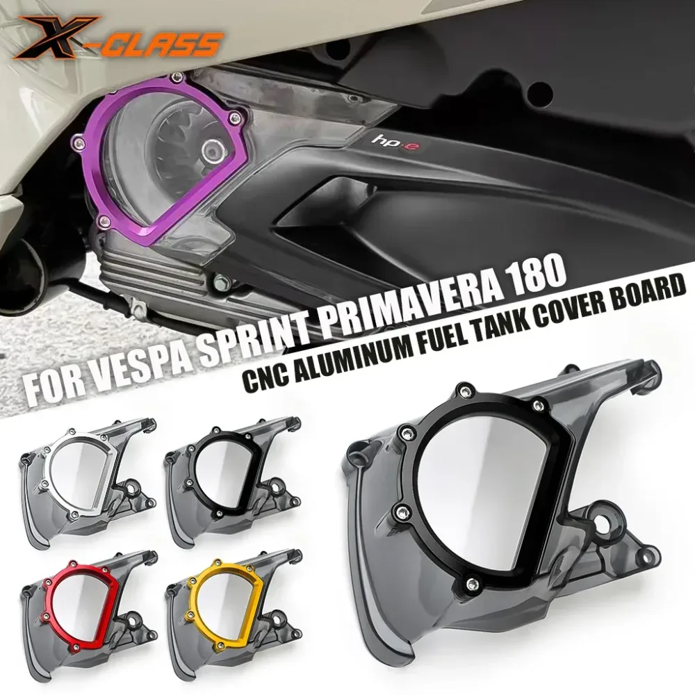 Für Vespa GTS 310 SuperSport SuperTech 2025 2026 Roller Getriebe-Variator-Abdeckung Rauchglas-Motorgetriebe-Lufteinlassgehäuse