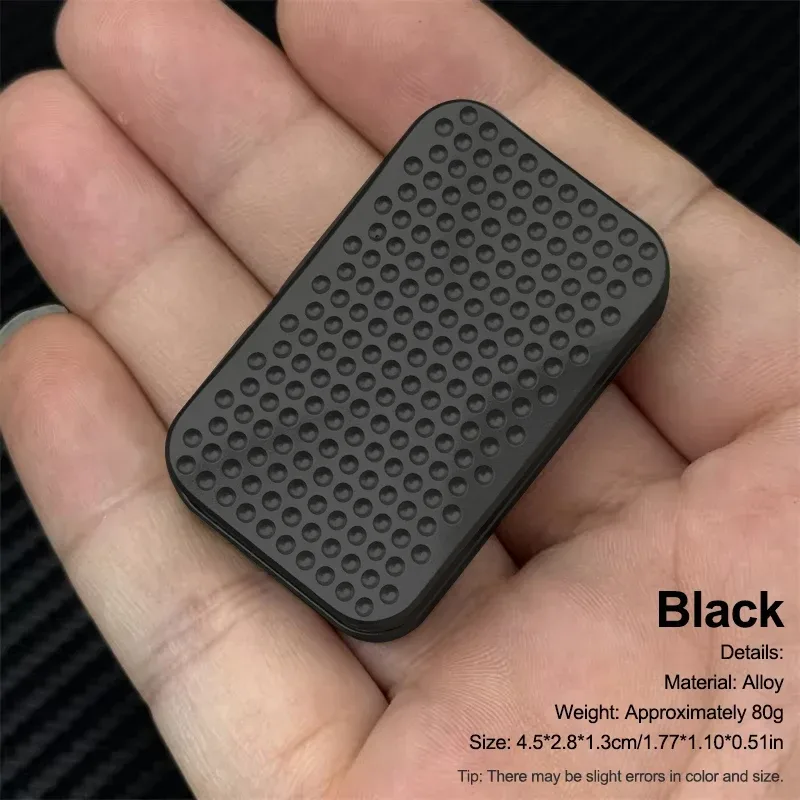 1 EDC Fidget Slider Rotierende Anti-Druck-Metallseife Sensorisches Spielzeug Addah Focal Tischspielzeug Weicher magnetischer Slider