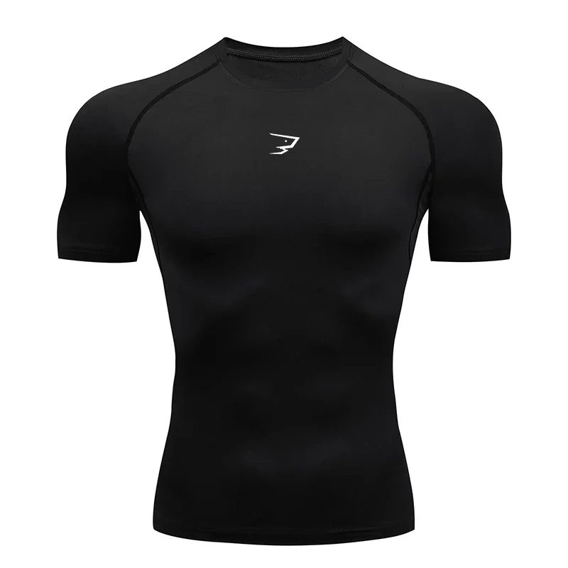 Männer Lauf Kompression T-shirt Kurzarm Sport Tees Gym Fitness Sport Shirts Männlichen Jogging Trainingsanzug Homme Athletisch Shirt Tops