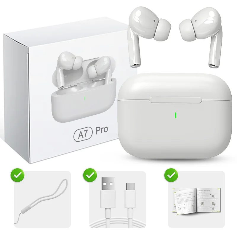 2025 Air Pro Drahtlose Bluetooth Kopfhörer TWS Headset HiFi Ohrhörer Noise Reduction Kopfhörer Wasserdicht Für IPHONE Android