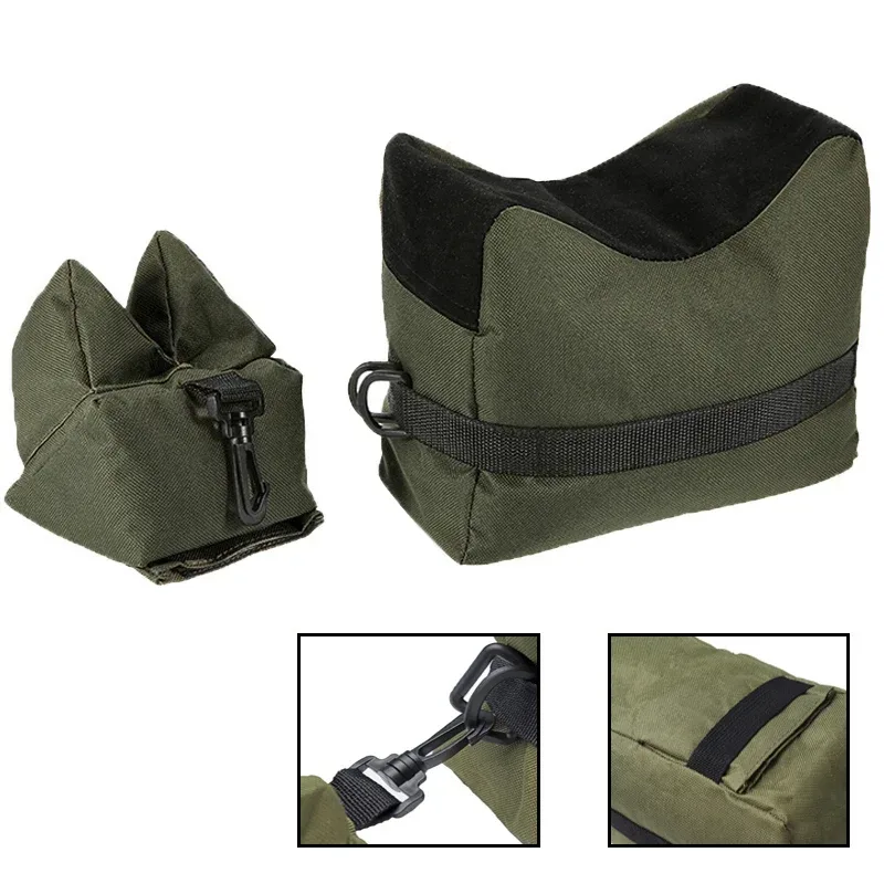Taktische Waffenstütztasche, Outdoor-Schießsack, ungefüllter Sandbeutel, Vorder- und Rückwaffen-Tasche, Airsoft-Jagdzubehör