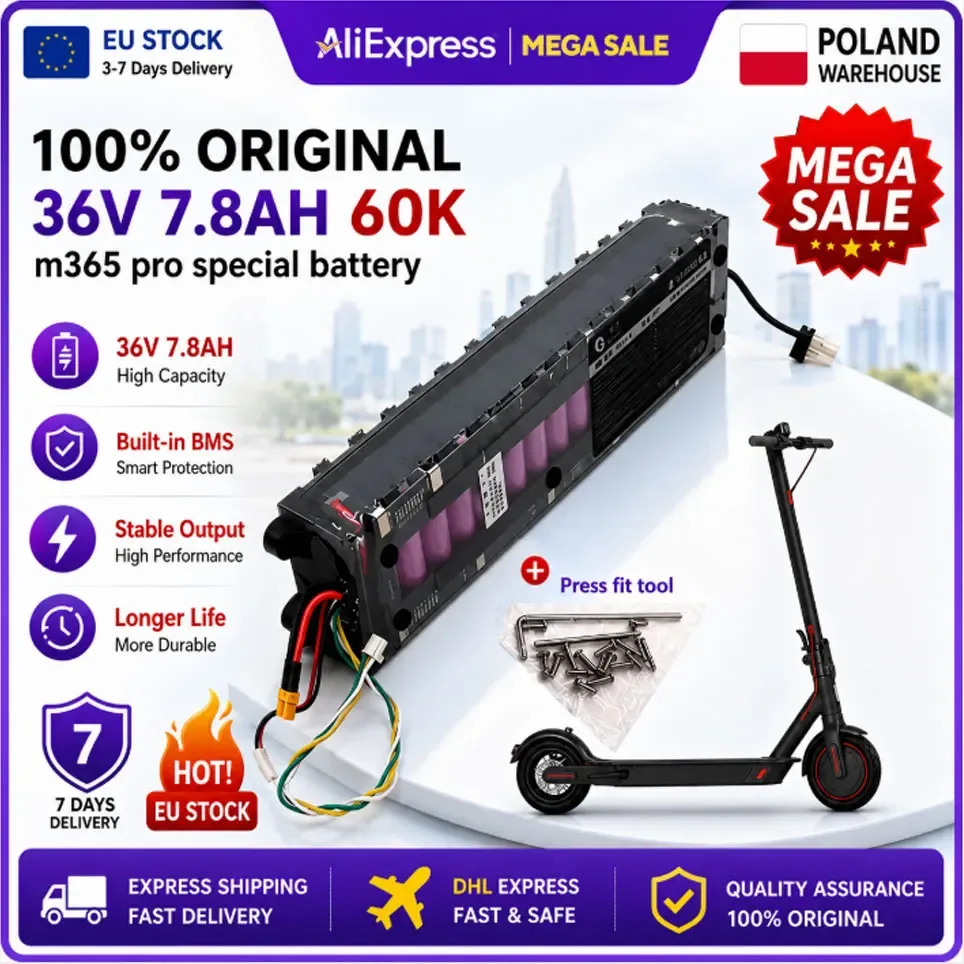 7800 mAh 36 V 10S3P Hochleistungs-Lithiumbatterie, speziell für Xiaomi M365 Pro Scooter, Ersatzbatterie mit bis zu 30 km Reichweite