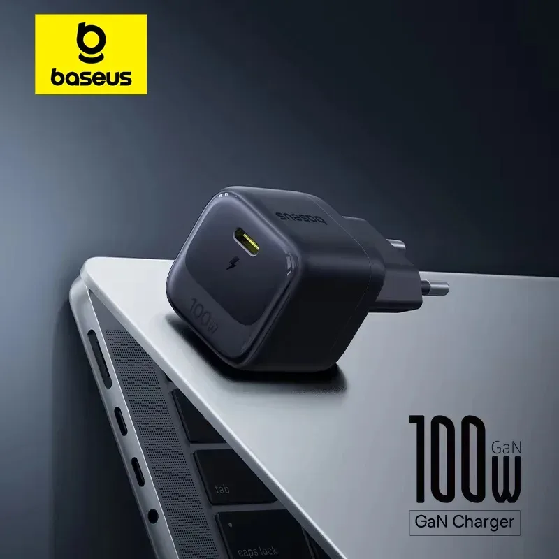 ?Neuer Verkaufsschlager?Baseus Mini 100W Schnellladegerät USB-C Ladegerät für schnelles Aufladen von iPhone 17 16 15 Pro Max iPad Xiaomi GaN-Ladegerät
