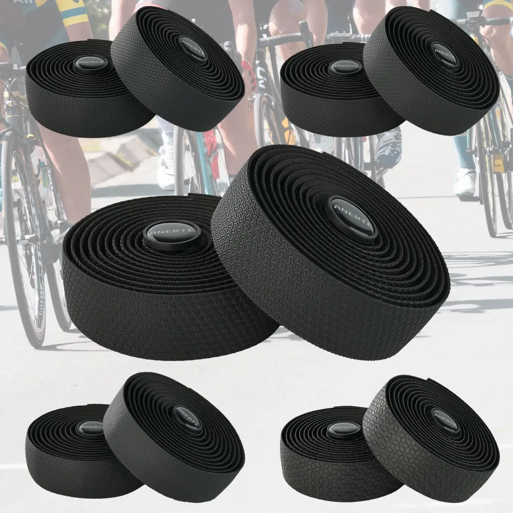 Anerte Rennrad-Lenkerband Ultraleichtes Lenkerband EVA+PU Weiches Anti-Vibrations-Umwicklungsband Langlebiges Lenkerband Fahrradzubehör