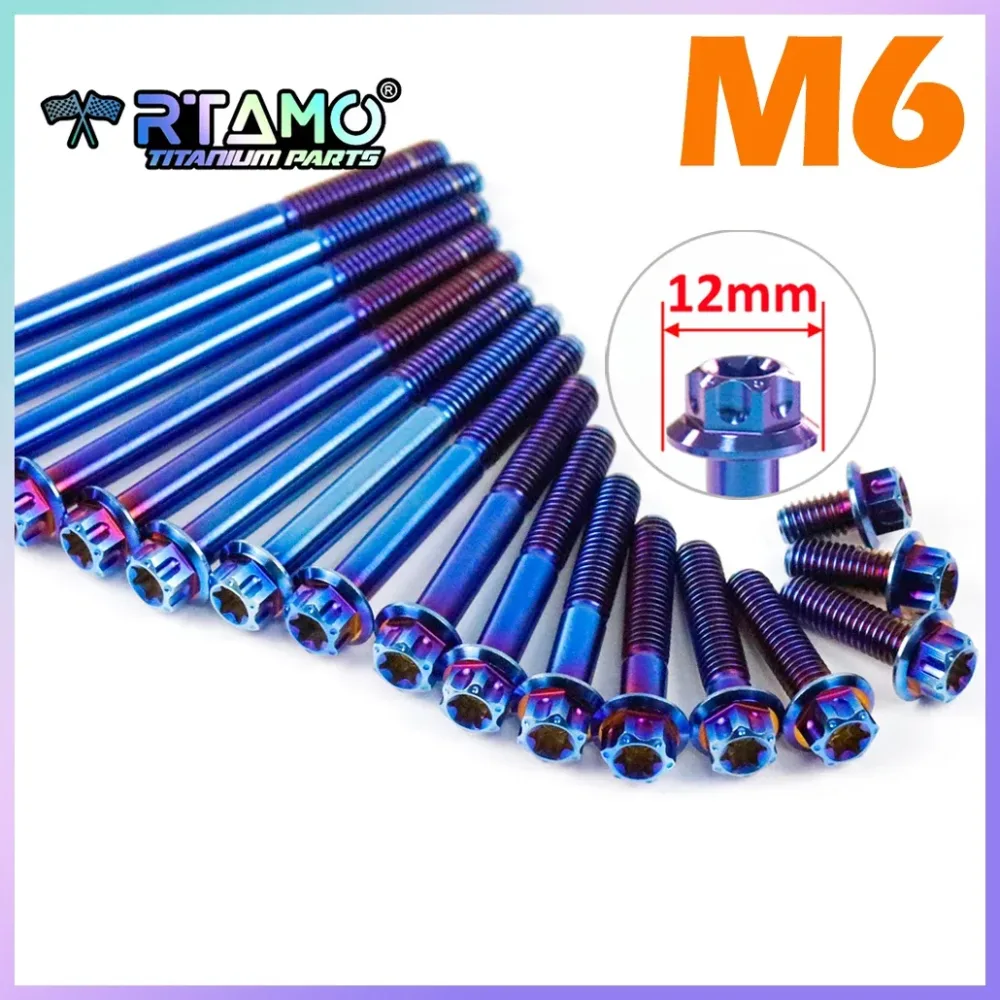 RTAMO Gr5 titan schrauben M6X10-130mm torx getriebe kopf kurbel gehäuse motor kupplungs schrauben cnc befestigungen