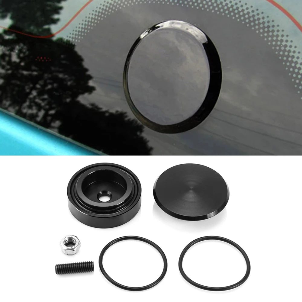 1 Satz Aluminium Auto Heck wischer löschen Kit Plug Cap Universal Autozubehör