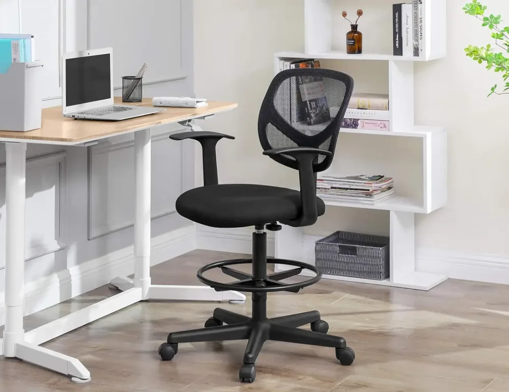 SONGMICS Chefsessel, ergonomisch, höhenverstellbare Fußstütze
