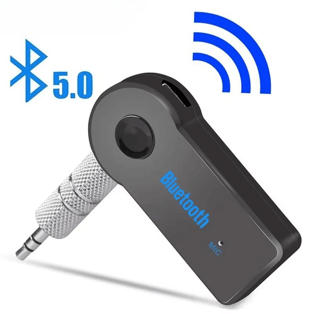 3,5-mm-Klinkenstecker, kabelloser Bluetooth-Transceiver-Adapter, Auto-Bluetooth-5.0-Empfänger für Auto-Kit, Musik, Audio, Aux, A2dp, Kopfhörerempfänger