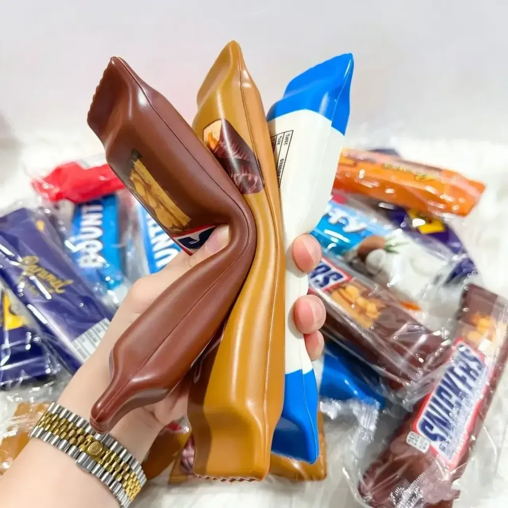 1/4/8 Stück Simulierte Schokoladen-Butter-Sticks Squishy-Spielzeuge Langsam Rückfedernde Weiche Quetschspielzeuge Stressabbau-Sensorik-Spielzeuge Party-Geschenke