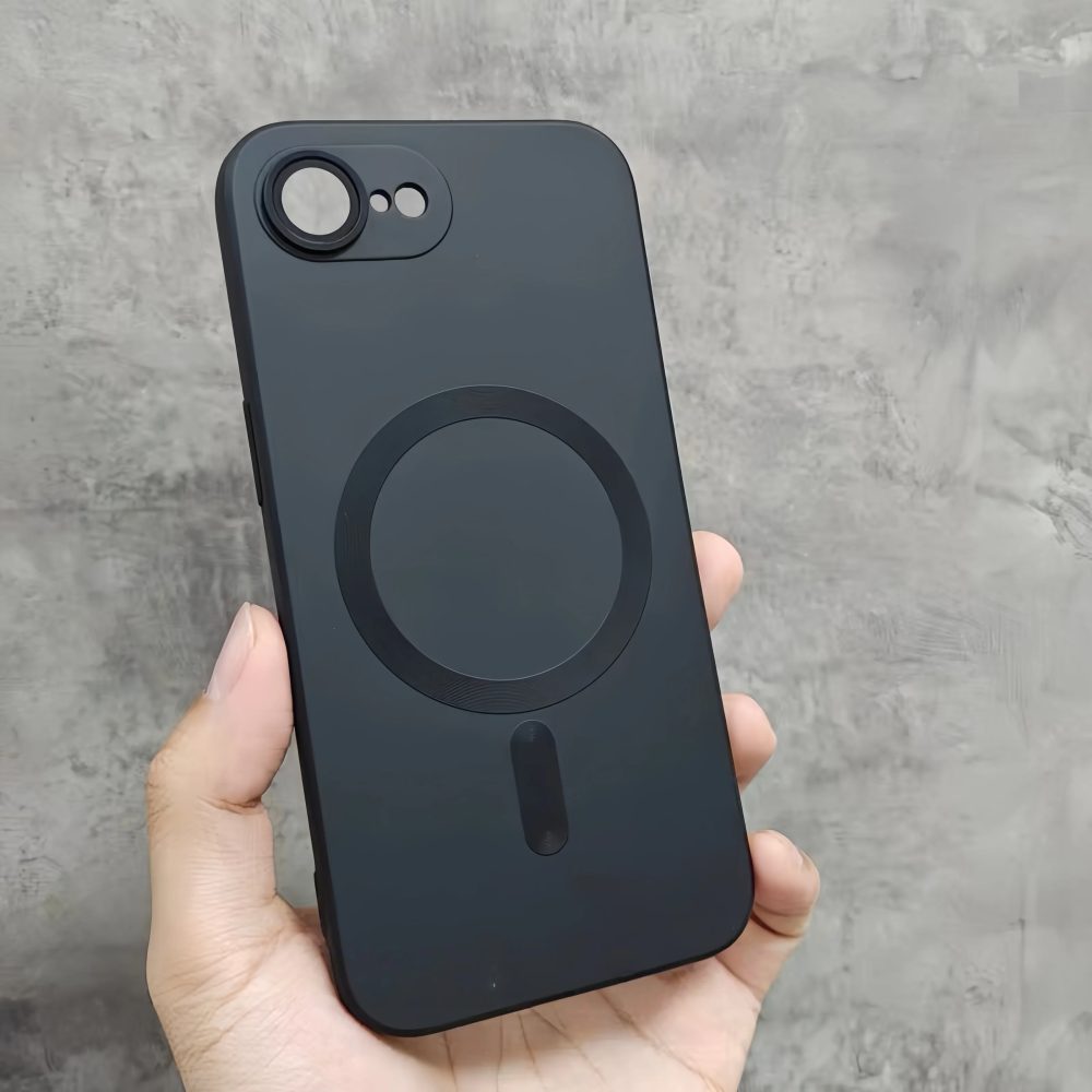 Magnetische Handyhülle für iPhone 17e/16e [Kompatibel mit Magneten] [Eingebauter Kameraschutz] Schlanke Weiche Stoßfeste Schutzhülle