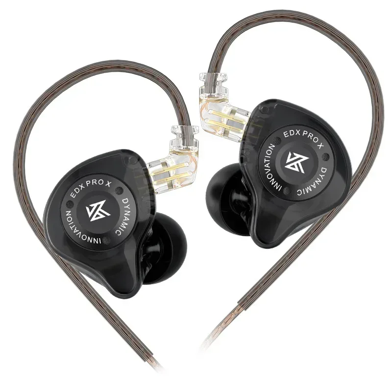 KZ EDX PRO X Dynamic Drive Kopfhörer HIFI Bass Ohrhörer DJ Musikunterdrückung Sport Headsets 2PIN Kabel KZ ZSTX ZSNPRO X ZS10PRO ZVX