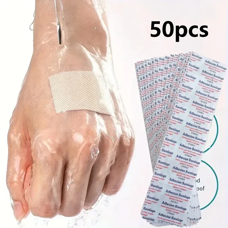 Wundaufkleber, wasserfest, selbstklebend, Wundauflage, Fixierungsband, Verband, Erste-Hilfe-Set, Verband, Selbstverteidigungsset, Notfall im Freien