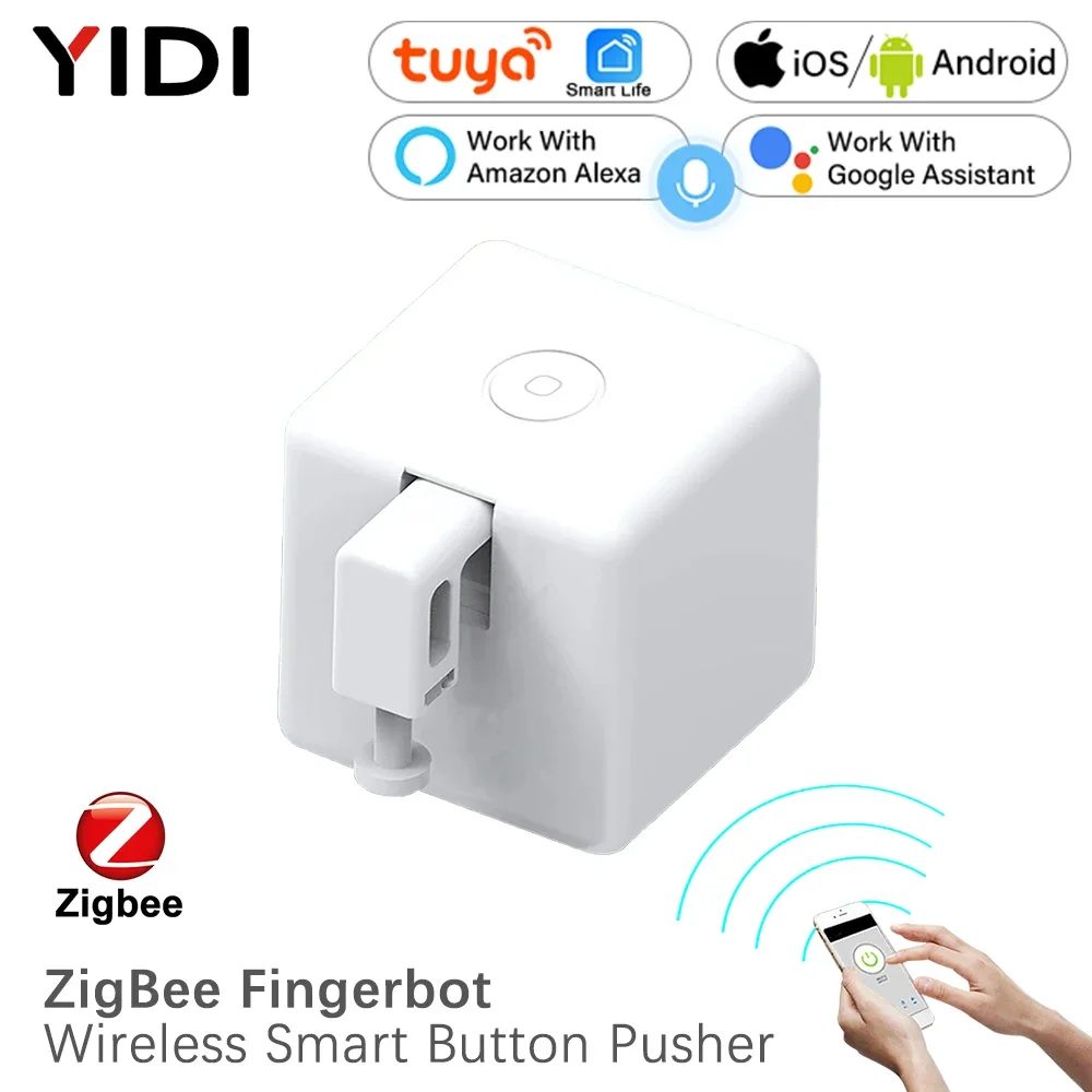 Smart ZigBee Fingerbot Wireless Automatische Schalter Taste Drücker Finger Tuya Smart Life App Sprachsteuerung mit Alexa Google Home