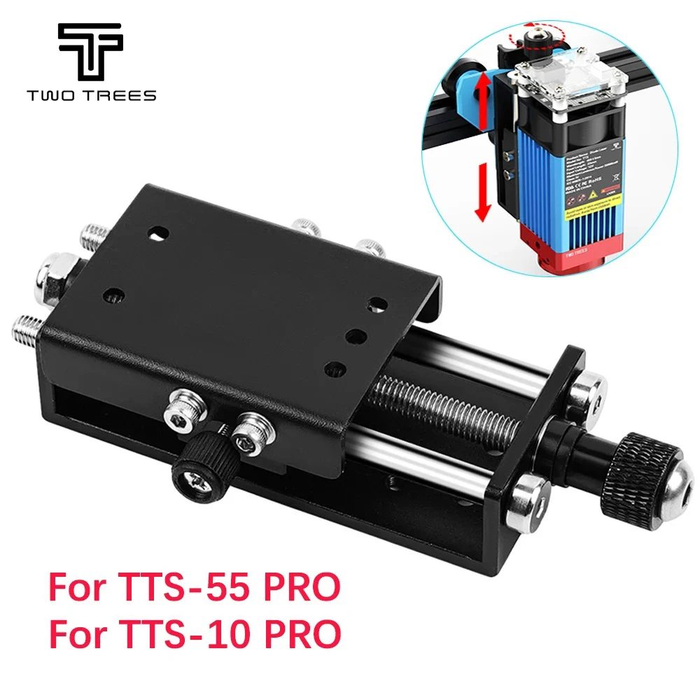 Lasergravurmaschine, einstellbares Hebemodul, Lasergravierer, Z-Achsen-Metallhalterung für TWOTREES TTS-55 PRO/TTS-10 PRO