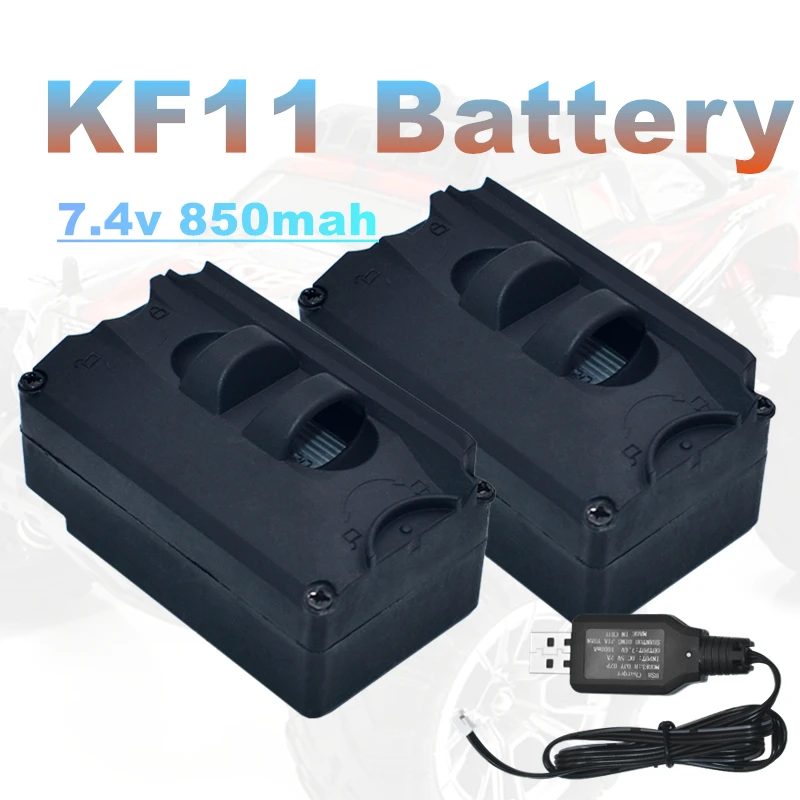 7,4 V 850 mah Li-Ion Batterie Für KF11 Rc Auto KF11 4WD Fernbedienung Fahrzeug KF11 Fernbedienung Auto Batterie 7,6 V Ladegerät