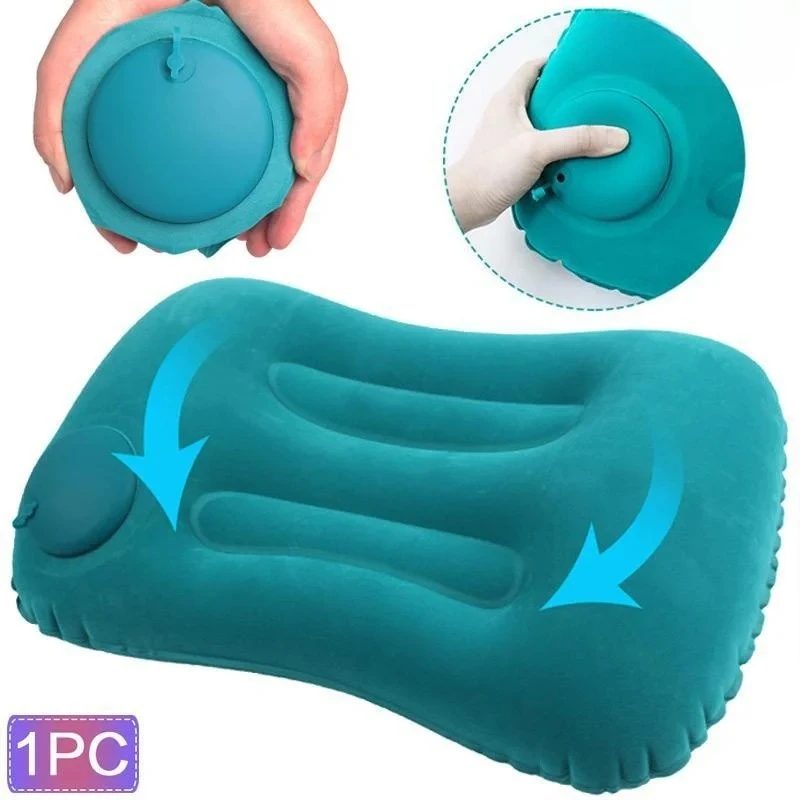Beflockung Aufblasbare Quadratische Kissen Multifunktionale Outdoor Camping Tragbare Lagerung Reise Kissen Home Office Liefert