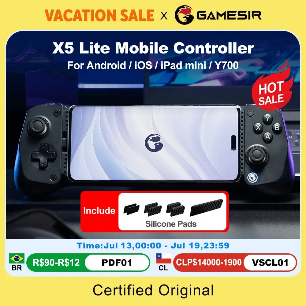 GameSir X5 Lite Mobiler Gaming-Controller Telefon-Gamepads für iPhone 16 15 Serie IOS iPad Mini Y700 Android Tablet Steuerung