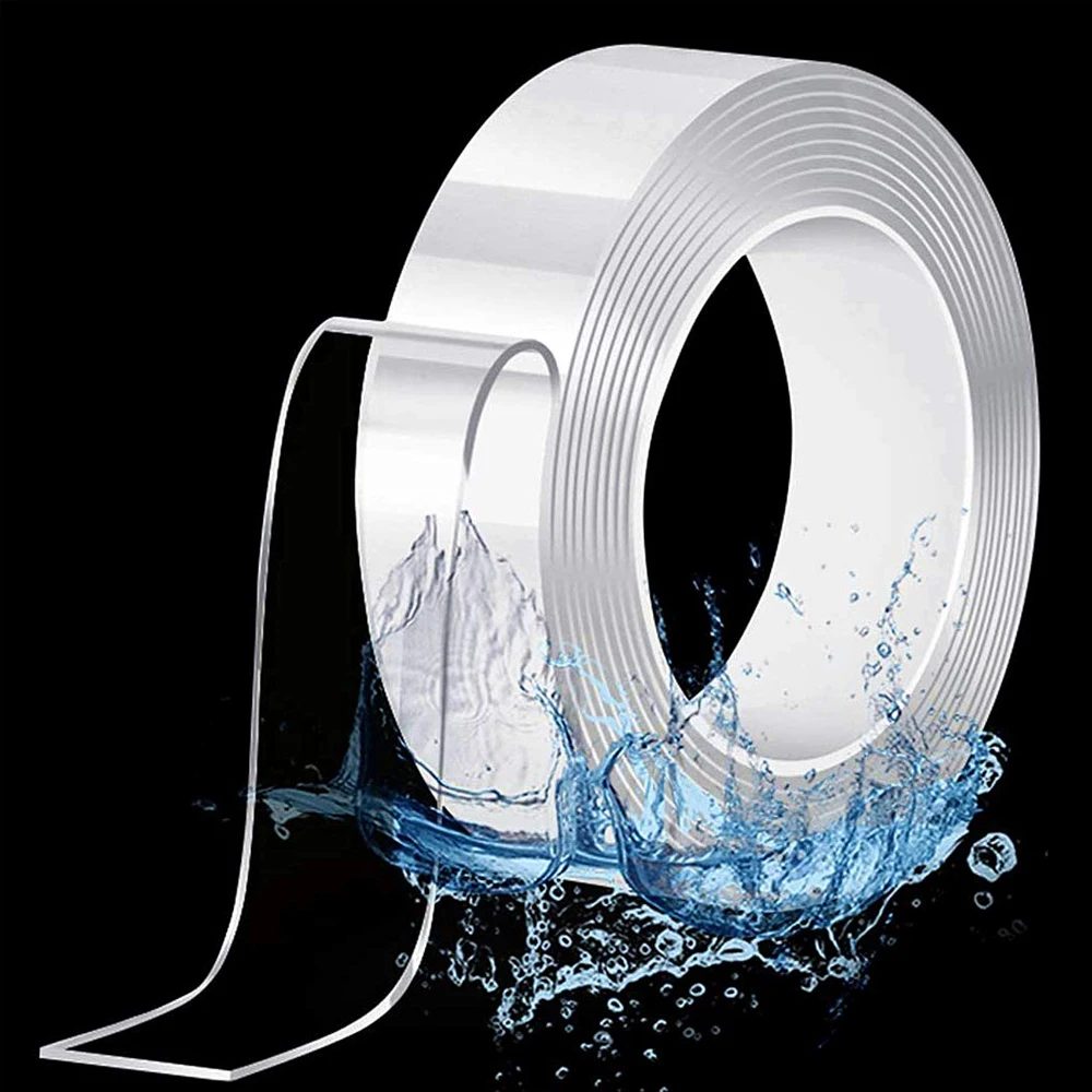 1-10M Nano Doppelseitiges Klebeband Heavy Duty Transparent Klebestreifen Starke Klebrige Mehrzweck Reusable Wasserdichte Montage Band