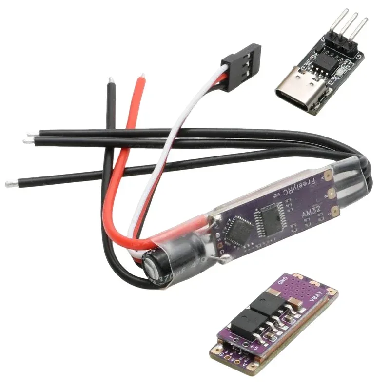 AM32 2-4S 40A ESC 32-bit Bürstenlosen Geschwindigkeit Controller On-board 5V2A BEC Modul für Drone 1/18 1/24 SCX24 RC Crawler Auto 1/16 Tank