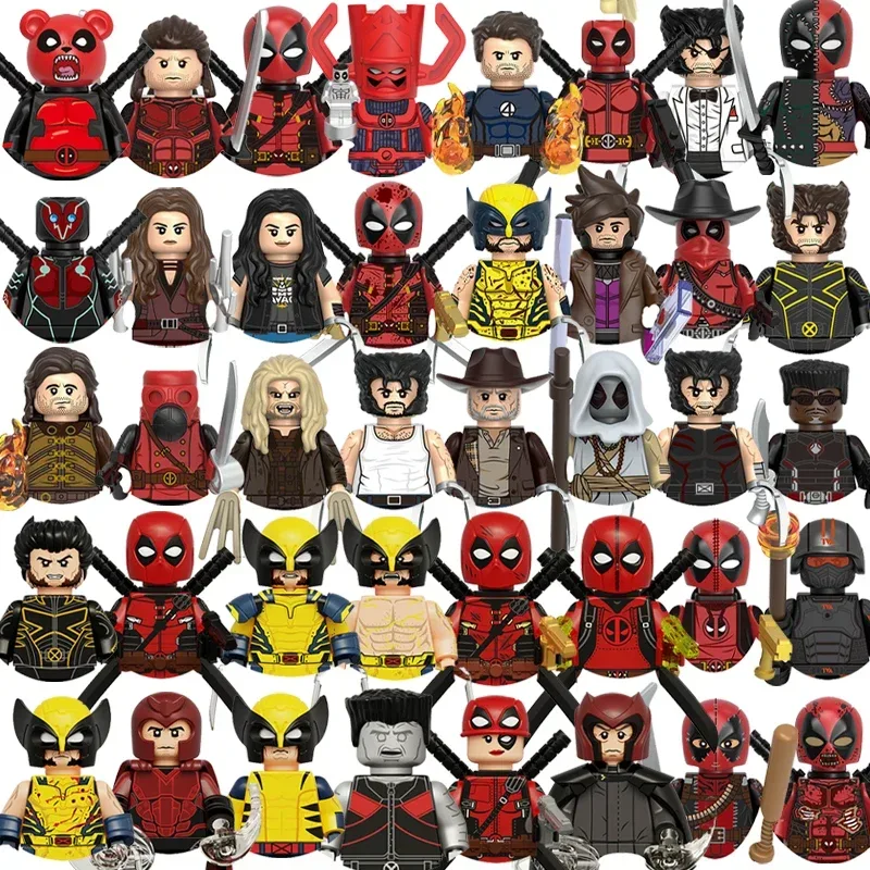 2026 Neue Deadpool Bausteine Mini-Actionfiguren Lernspielzeug DIY Geschenke für Kinder