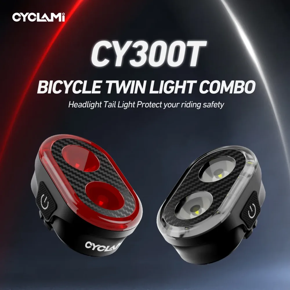 CYCLAMI CY300T Fahrrad Smart Brake Sensing Vorne Hinten Licht Wasserdichte MTB Rennrad Lichter Radfahren Zubehör