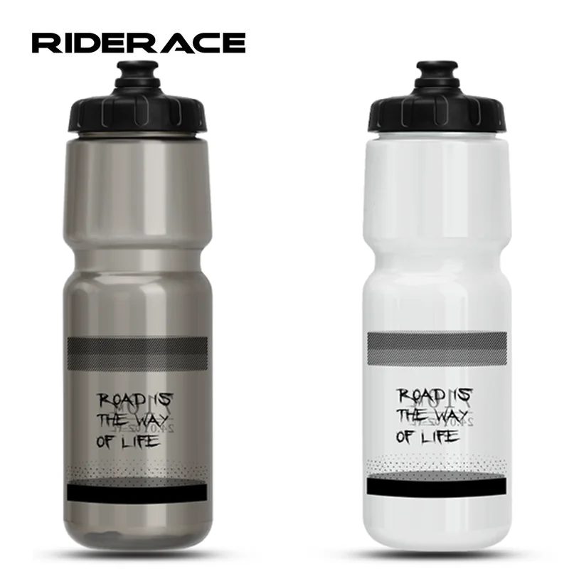 RIDERACE Fahrrad Wasser Flasche 750ML PP5 Kunststoff Für Laufen Outdoor Klettern Sport Squeeze Becher Radfahren Wasserkocher Tragbare Fahrrad Tasse