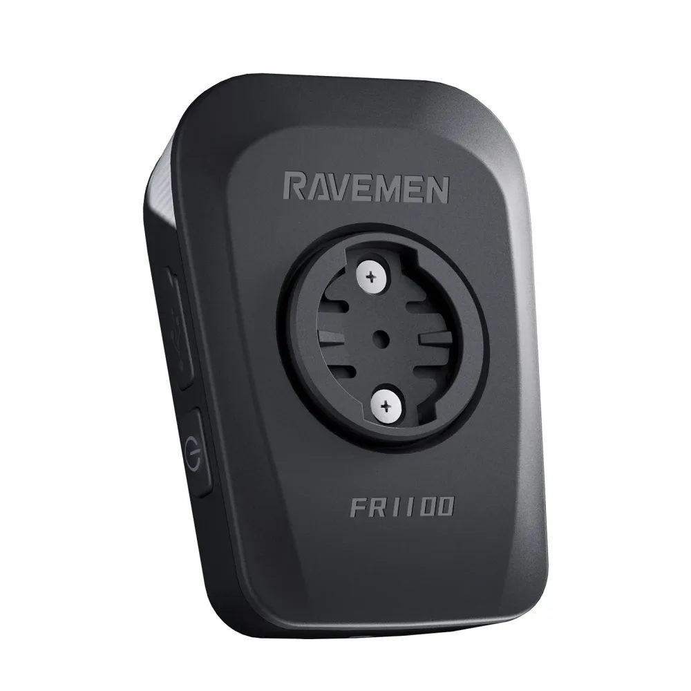 RAVEMEN FR1100 SE Fahrradscheinwerfer für Garmin Wahoo Bryton IGPSPORT GPS, wiederaufladbares Fahrradlicht, Tageswarnung, Nachtbeleuchtung